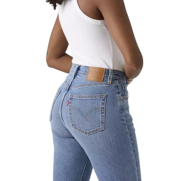 Levi’s 501 Curve Size 29 Lucid Dream Jeans High Rise Straight NWOT - Picture 3 of 16